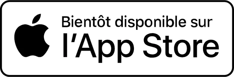 badge bientôt dispo apple